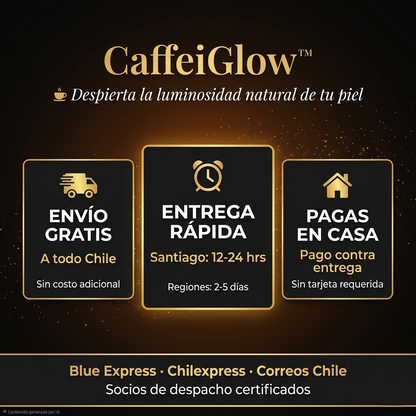 CaffeiGlow – Sérum Anti-Arrugas, Reafirmante y Reductor de Manchas