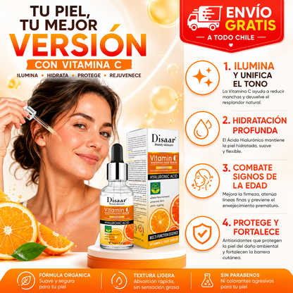 LuminaSkin - Ultra Sérum Vitamina C: Ilumina, Unifica y Revitaliza tu Rostro.