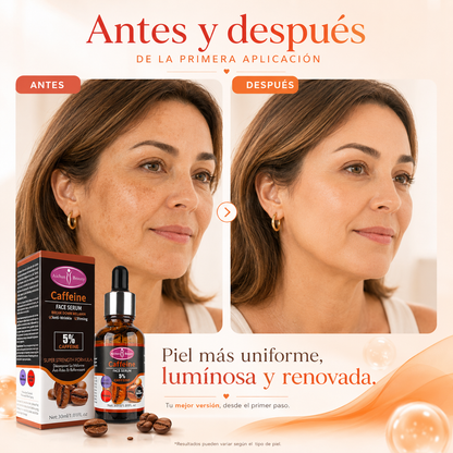 CaffeiGlow – Sérum Anti-Arrugas, Reafirmante y Reductor de Manchas