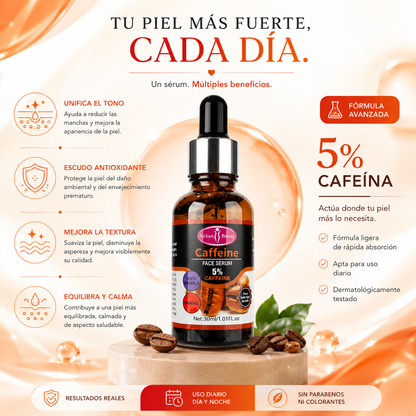 CaffeiGlow – Sérum Anti-Arrugas, Reafirmante y Reductor de Manchas