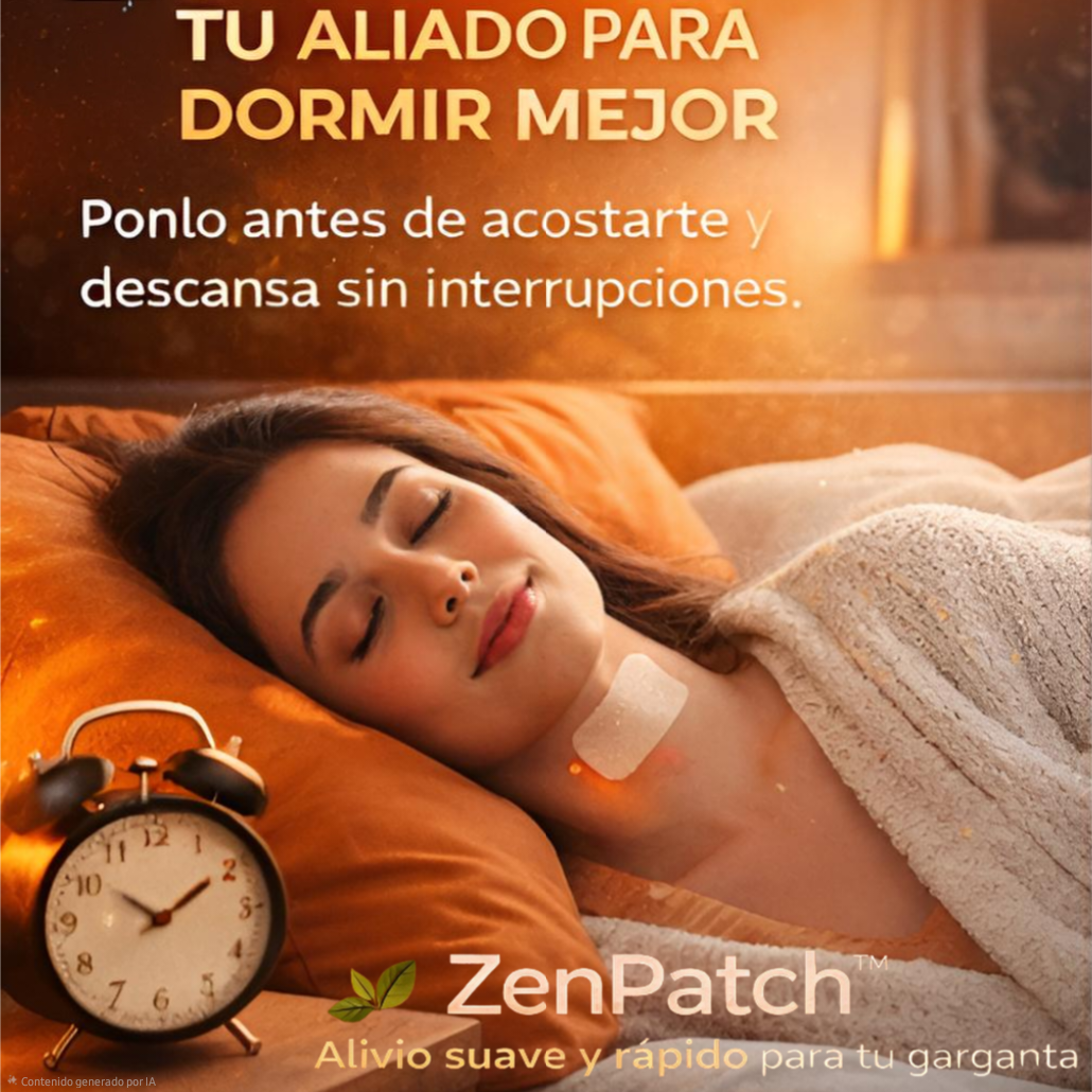 ZenPatch™ Alivio suave y rápido para tu garganta